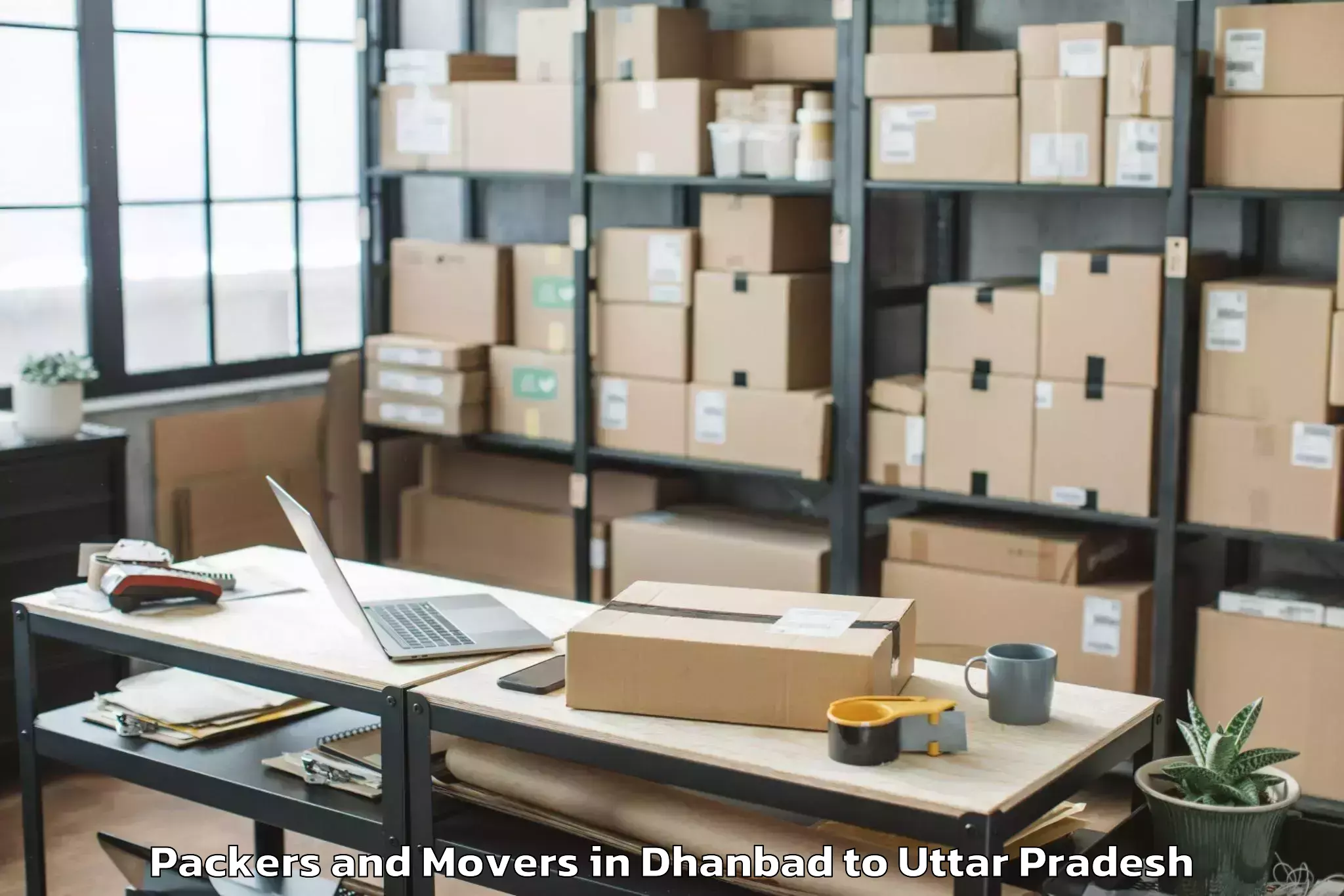 Easy Dhanbad to Unnao Packers And Movers Booking